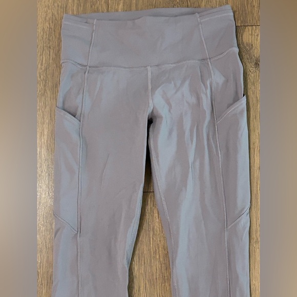 Lululemon Fast and Free Tight II 25" Non-Reflective Nulux in Violet Verbena Sz 6 - Picture 3 of 10